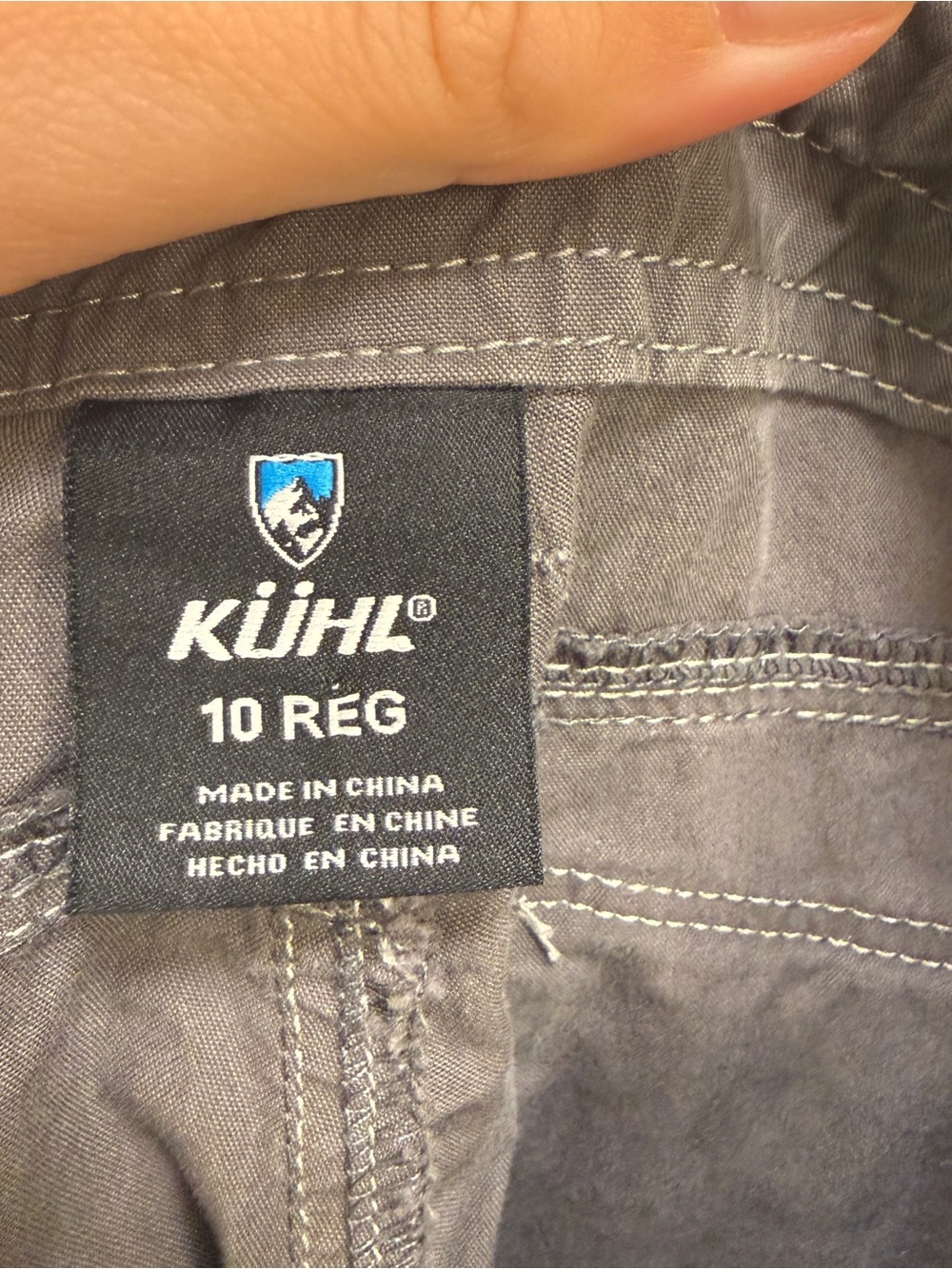 Kuhl Splash Roll Up Pant Shadow Gray Womens 10 Outdoor Hiking Performance - Picture 6 of 8